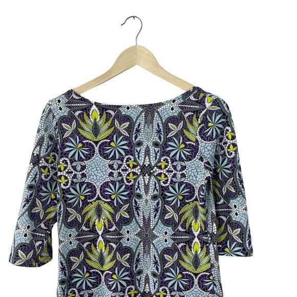 Soybu Small Dress Roll Tab Sleeves Pullover Stretch Travel Knee Length Womens - Picture 14 of 16